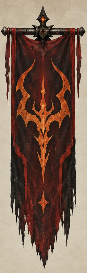 Demonkin heraldic banner